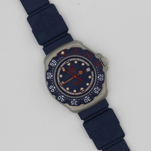 New Tag Heuer Formula 1 Womens Watch Blue Silver Red 370.508 NOS Mint WA1410 - Picture 1 of 8